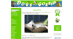 Desktop Screenshot of dogsgossip.com