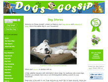 Tablet Screenshot of dogsgossip.com
